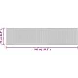  Pravokutni crni 70 x 300 cm od bambusa | shoptok.hr