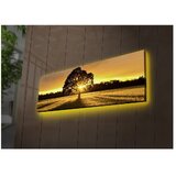 Ledda slika s pozadinskim osvjetljenjem Tree, 90 x 30 cm Cijene