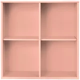 Ružičasta viseća biblioteka 70x70x27 cm Mistral –