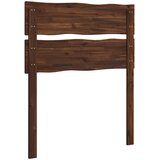  Uzglavlje s prirodnim rubom ROSTOCK Tamno smeđa 90 cm | shoptok.hr