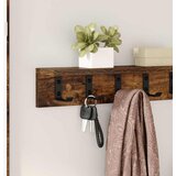  Vješalica za kapute na zidu Dimljeni hrast 60 x 10,5 x 10,5 cm | shoptok.hr