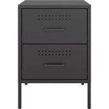  Noćni ormarići 2 kom crni 36 x 39 x 50,5 cm čelični | Eponuda.com