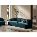 Cosmopolitan Design Modrozelena žametna sedežna garnitura 255 cm Campi – | Shoptok.si