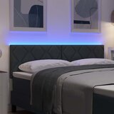  LED glava kreveta Sivi tkanina | shoptok.hr