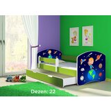 ACMA dečiji krevet ii 180x80 f + dušek 6 cm GREEN22 | ePonuda.com