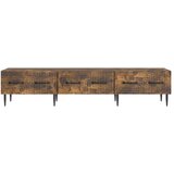 TV omarica Dimljen hrast 147 x 34,5 x 30 cm Inženirski les, (5000210201) | Shoptok.si