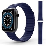  Silikonska narukvica za Apple Watch sa magnetom plava 42/ 44/ 45/ 49 mm | ePonuda.com