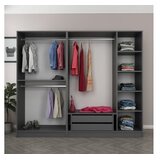 Woody Fashion Ormar Kale 225x210x52cm Antracit | Eponuda.ba