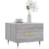  Stolić za kavu siva boja hrasta 50x50x40 cm konstruirano drvo | shoptok.hr