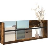  Polica za časopise s policom Dimljeni hrast 80 x 12 x 30 cm | shoptok.hr