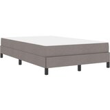  Postelja z vzmetnico z vzmetnico Taupe 120 x 200 cm blago | Shoptok.si
