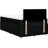  Krevet box spring s madracem crni 120 x 190 cm od tkanine | shoptok.hr