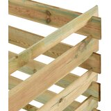  Rešetkasti vrtni komposter 120x120x70 cm impregnirana borovina | Eponuda.com