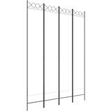 Maison Chic Paravan - Sobne pregrade 4-delni bel 160x220 cm blago, (22111660) | Shoptok.si