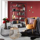XORA FOTELJ, zlate barve, barve karija tekstil | Shoptok.si