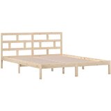  Okvir za krevet od masivnog drva 120 x 190 cm mali bračni | shoptok.hr
