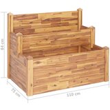  Vrtna sadilica s 2 razine 110x75x84 cm masivno bagremovo drvo | shoptok.hr