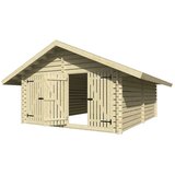 Male kuće Drveno spremište TOBIAS 25M2 526 × 508 cm sa šindrom | shoptok.hr