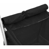  Sklopiva kolica za pse crna 100 x 49 x 96 cm od lanene tkanine | shoptok.hr