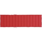 vidaXL jastuk za ležaljku za sunčanje crveni 200x70x3 cm od tkanine | shoptok.hr