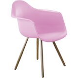 ITALIAN DESIGN effelov roza naslonjač (60,5X64X83 - sedež 45,5CM), (21300185) Cene