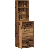  Toaletni stol 3 kom. Smeđa 40 x 41 x 135 cm Konstruirano drvo | shoptok.hr