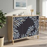  Kreveta DOKKUM Sonoma 102 x 33 x 75 cm Konstruirano drvo Slike