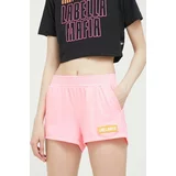 LaBellaMafia Kratke hlače za žene, boja: ružičasta, s aplikacijom, visoki struk