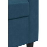  3-dijelni set sofa s jastucima plavi baršunasti | shoptok.hr