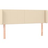 Maison Chic Vzglavna omarica - Nočna omarica - Posteljna omarica z ušesi krem 147x16x78/88 cm blago, (21712597) | Shoptok.si