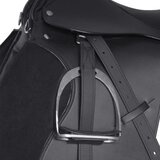  Sedlo za Jahanje Komplet 17,5 " od Prave Kože Crno 18 cm 5 u 1 | Eponuda.ba