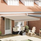 vidaXL Retraktilna tenda Bež 400x300 cm | Shoptok.si