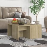 Furnova Klubske mizice 4 kosi sonoma hrast 33x33x33 cm iverna plošča, (21915225) Cene
