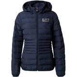 Ea7 Emporio Armani Prijelazna jakna toplo smeđa / mornarsko plava