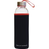  Za vodu staklena Stream 500ml crno/crvena, mutno staklo | shoptok.hr