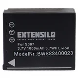 baterija CGA-S007 za panasonic lumix DMC-TZ5 / DMC-TZ4 / DMC-TZ3, 1000 mah kompatibilnost s originalnom baterijom