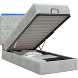  od pjene s madracem i LED-om Svjetlosiva 80 x 200 cm | shoptok.hr