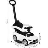 ECO TOYS Guralica auto Mercedes C-Class s drškom, bijeli | shoptok.hr