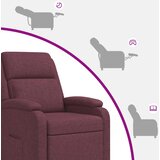  Fotelja s nagibom Ljubičasta Tkanina | shoptok.hr