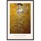  Slika - Gustav Klimt - Portrait of Adele Bloch (1 Part) Vertical 80x120 U crnom drvenom okviru | shoptok.hr