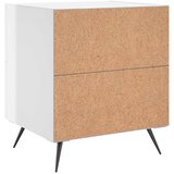  Noćni ormarić sjajni bijeli 40 x 35 x 47,5 cm konstruirano drvo | shoptok.hr