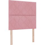 Box Spring Postelja z Blazino Roza 90x200 cm Žamet, (22050985) | Shoptok.si