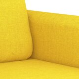  3-dijelni set sofa s jastucima svjetložuti od tkanine | shoptok.hr
