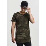 Urban Classics Camo Shaped Long Tee olive camo | shoptok.hr