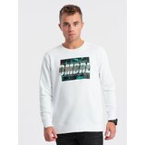 Ombre Men's printed sweatshirt worn over the head - white | shoptok.hr