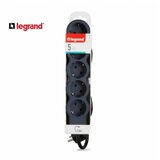 Legrand 694556 produžni blok 5X2P+E 1.5M (crna/t.siva) | ePonuda.com