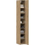 vidaXL Vitka omarica za shranjevanje Umetni hrast 30x42.5x225 cm Inženirski les | Shoptok.si