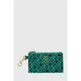 Tommy Hilfiger Usnjena denarnica ženski, zelena barva