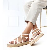  Beige Platform Espadrille Sandals Verata | shoptok.hr
