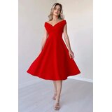 TRENDYOLMILLA ženska haljina Tpraw25El00183, Crvena | Eponuda.com